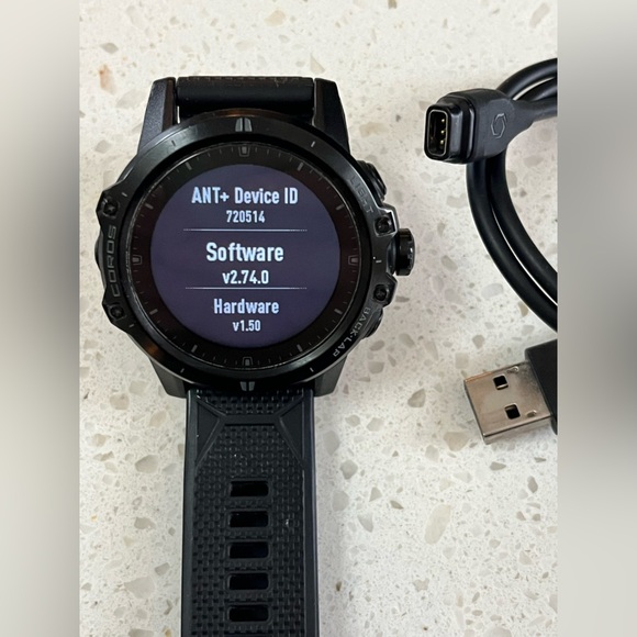 Coros Vertix Smartwatch with USB Charging Cable - Picture 3 of 3